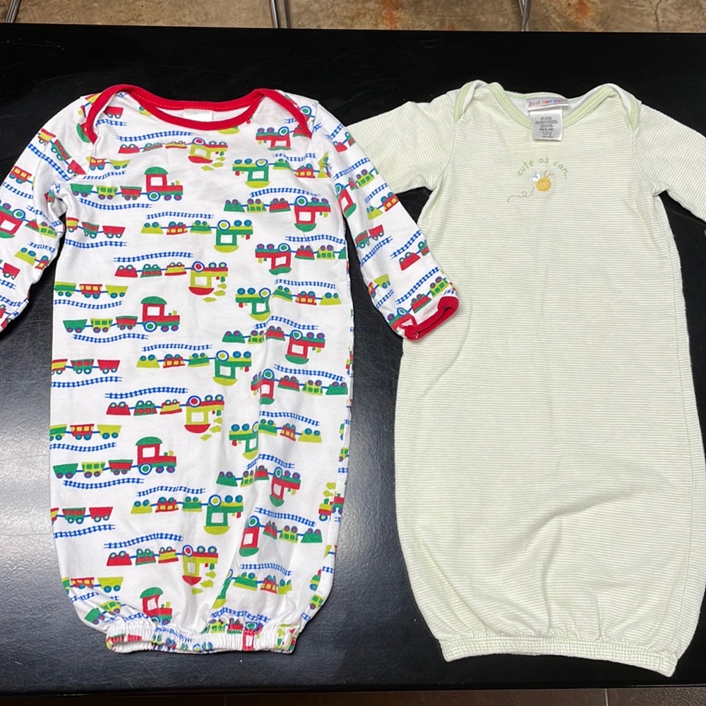 Lot of 2 infant nightgowns